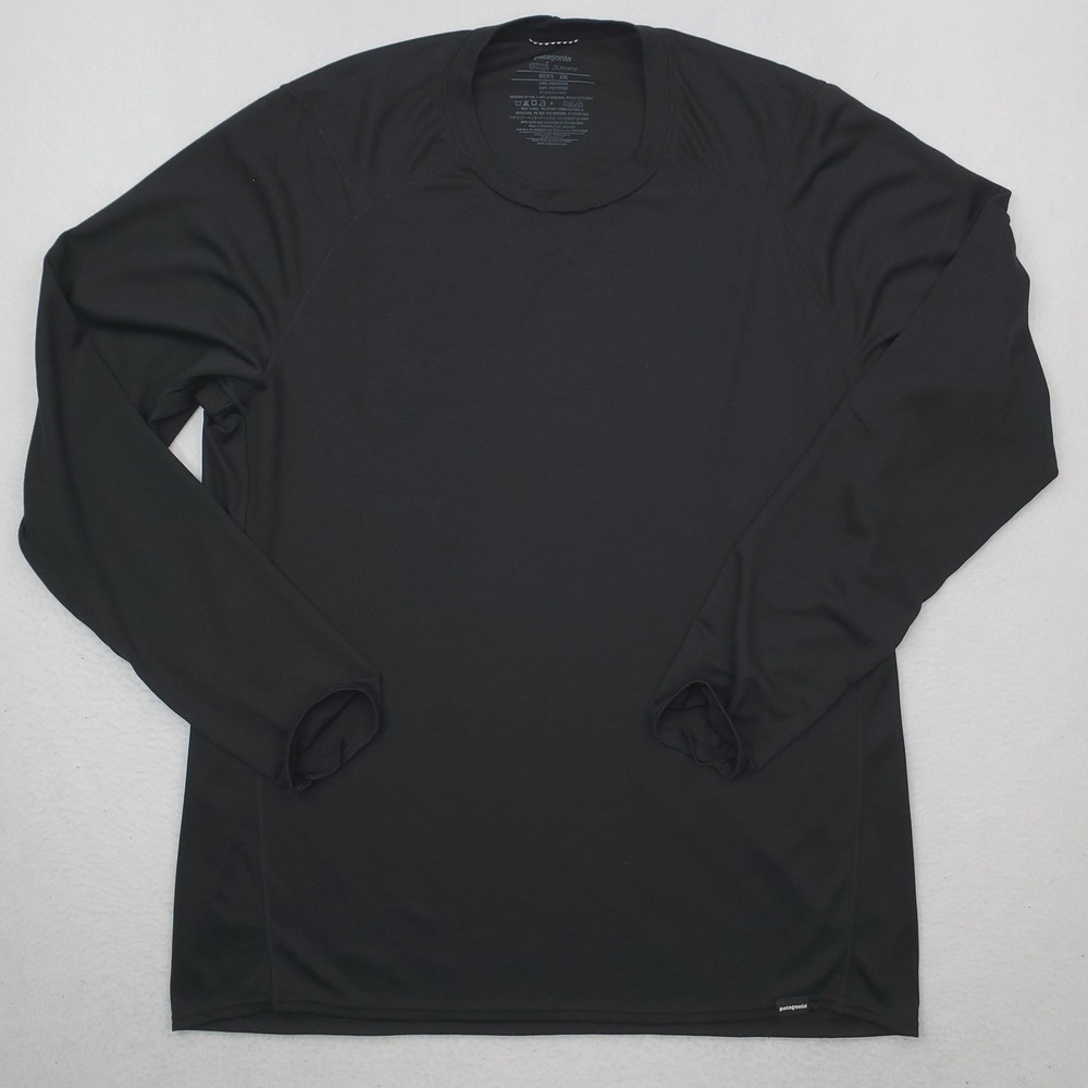 Patagonia Capilene 2 Lightweight Base Layer Mens 2XL Black Shirt Polartec